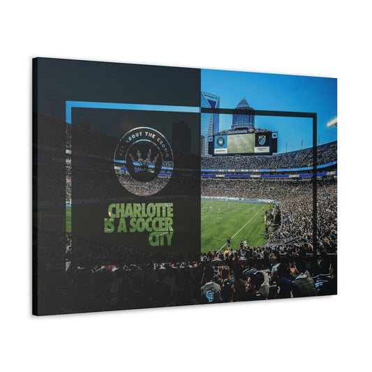 AATC Logo "Charlotte Soccer City" Canvas Gallery Wraps
