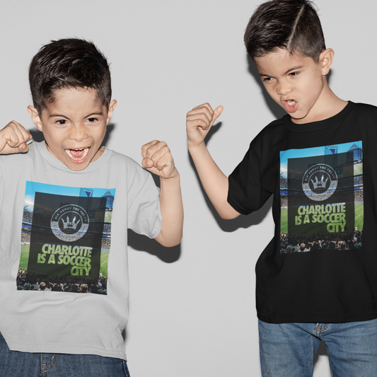 Kids "Soccer City" Photo T-Shirt